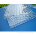 Solid Hollow Corrugated Embossed Polycarbonate for Greenhouse Roofing Car Shed Plastic Building Material PC Sheet